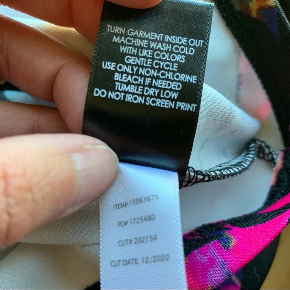 Torrid black floral scuba skater set - Picture 7 of 13